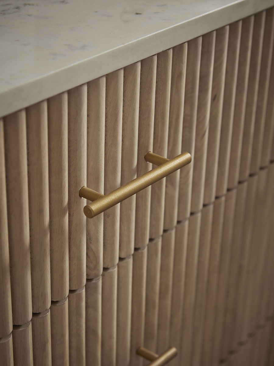 Product photograph of Freja Chest Of Drawers - Small from Cox and Cox.