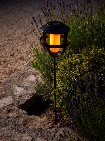 Solar Cage Stake Light
