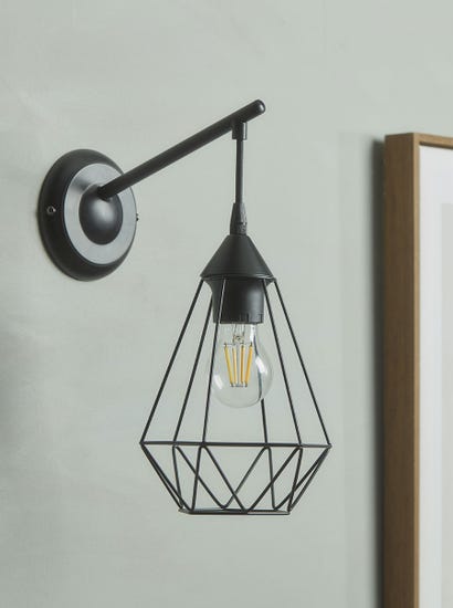 Tapered Cage Wall Light