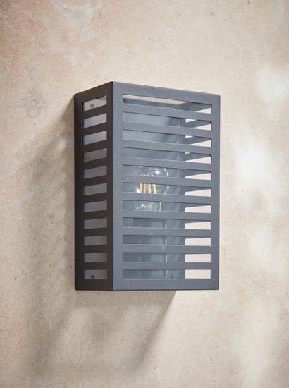 Outdoor Grid Wall Light