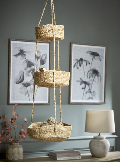Jute Hanging Baskets