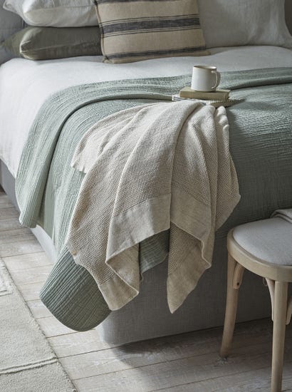 Waffle Cotton Throw