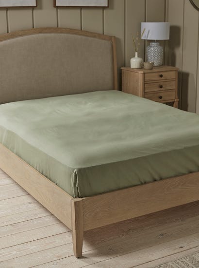 Cotton Fitted Sheet - Eucalyptus