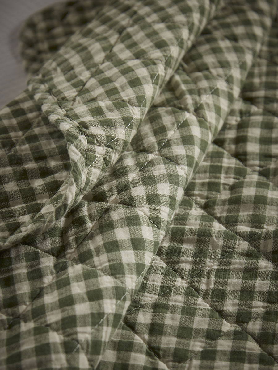 Product photograph of Bexly Quilted Throw from Cox and Cox.