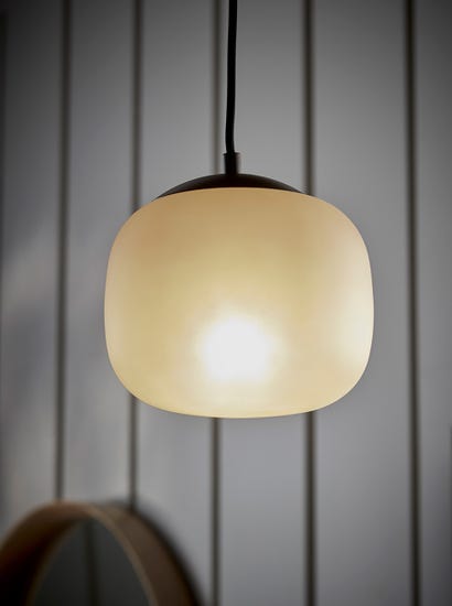 Frosted Squoval Pendant