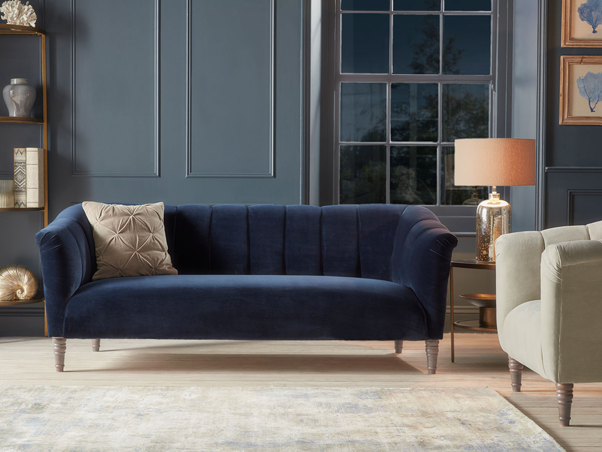 Product photograph of Kemi Three Seater Sofa Vintage Tan Leather from Cox and Cox.