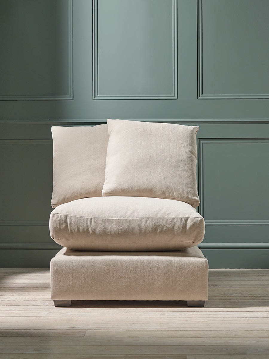 Product photograph of Lyon Single Seat Module Barley Cotton Stripe from Cox and Cox