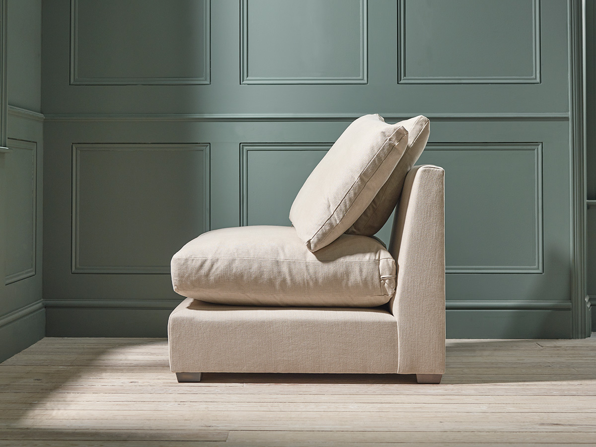 Product photograph of Lyon Single Seat Module Barley Cotton Stripe from Cox and Cox.