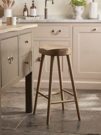 Weathered Oak Counter Stool - Natural