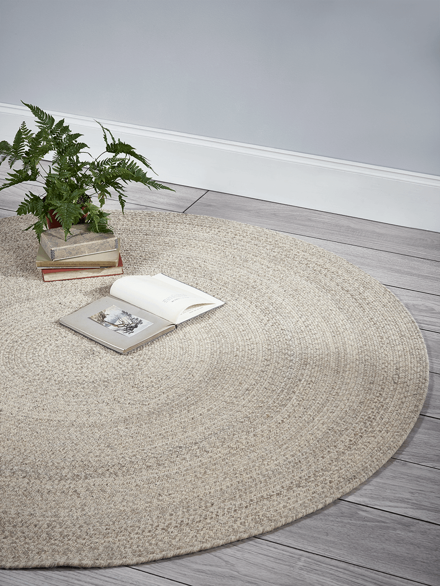 Agna Round Rug - Natural