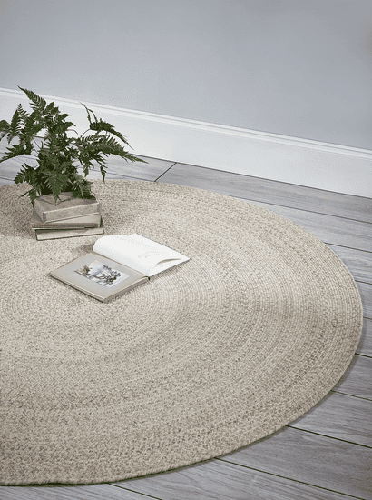 Agna Round Rug - Natural