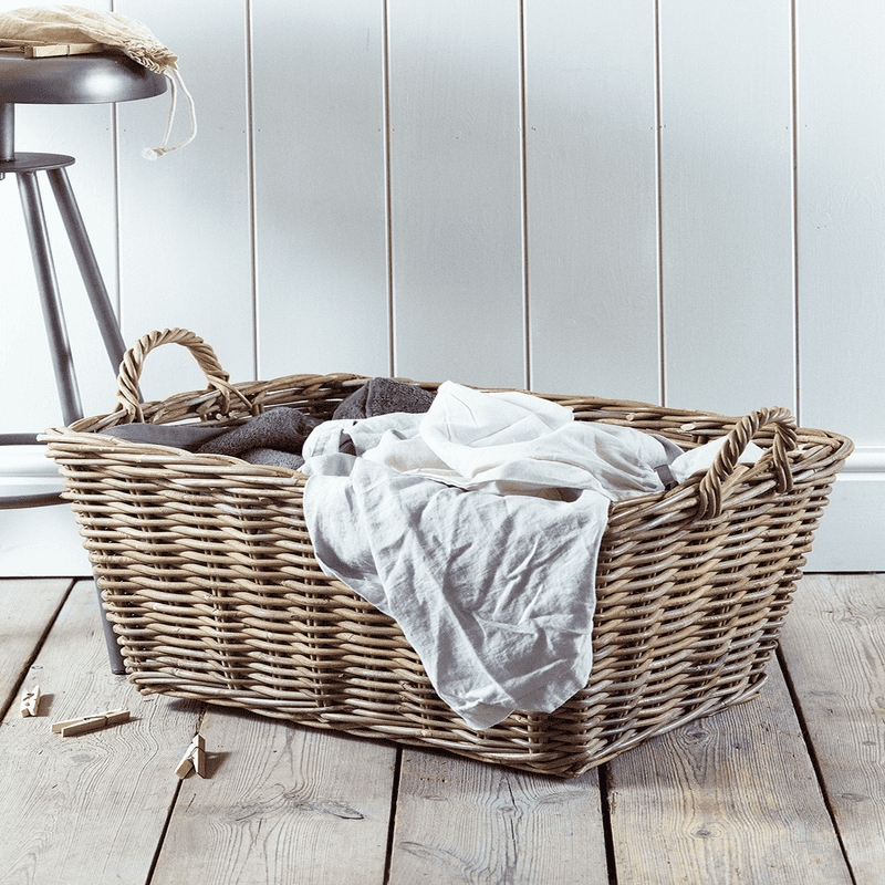 Rattan basket hotsell