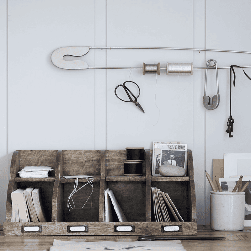 Wall hanging letter rack online