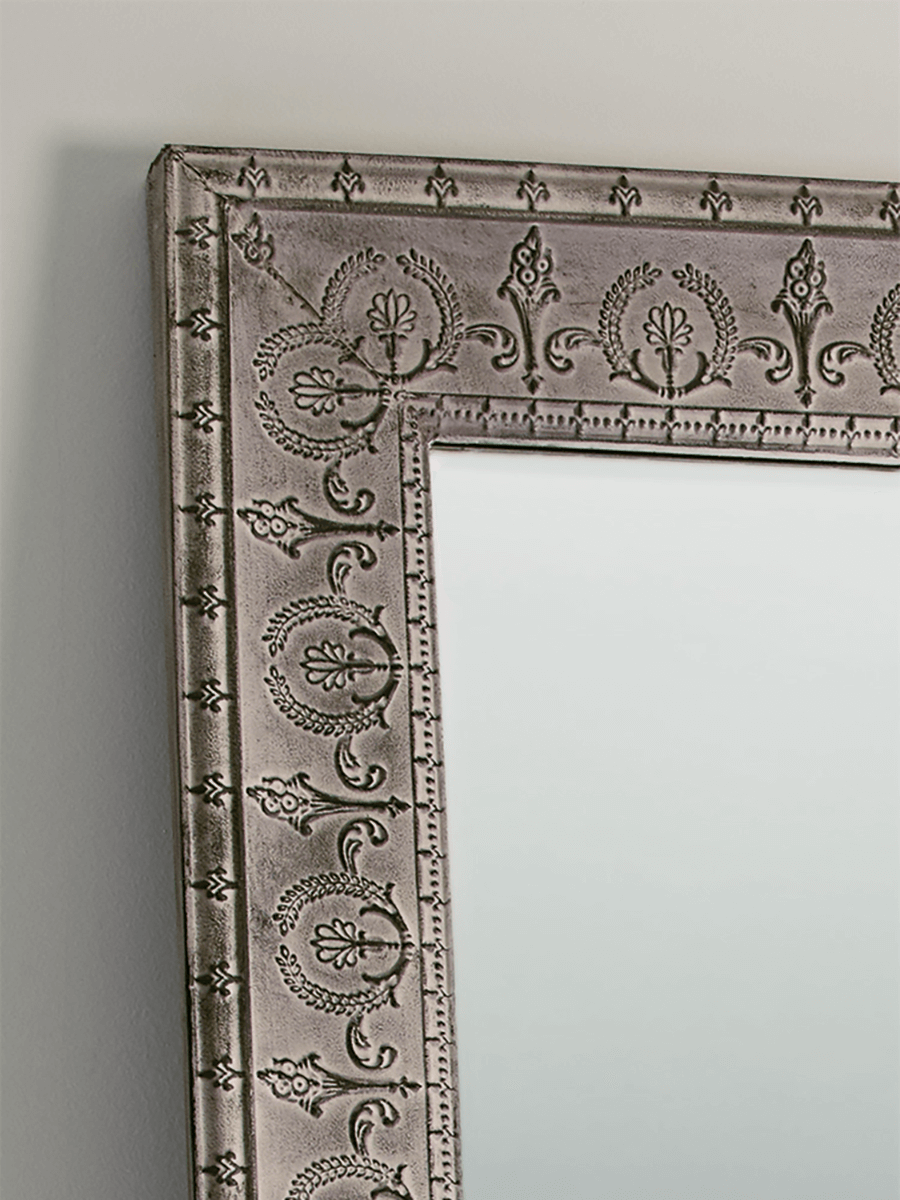 Product photograph of Ava Embossed Full Length Mirror from Cox and Cox.