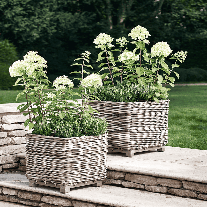Square cheap outdoor planters