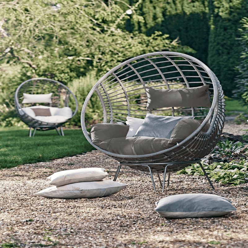 Grey hanging chair outlet
