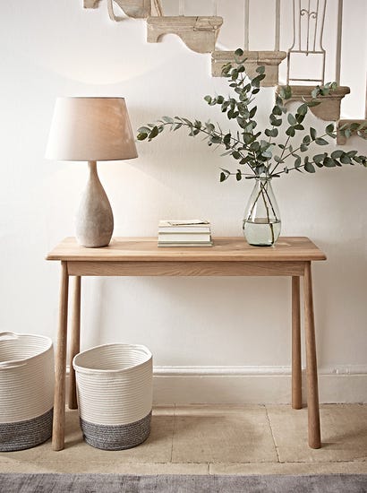 Bergen Oak Console Table - Natural