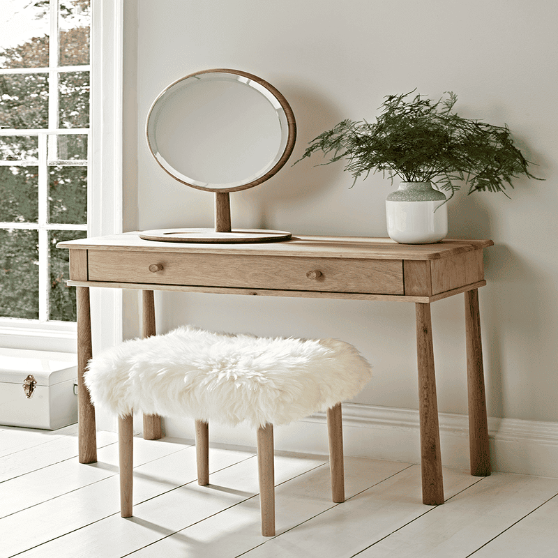 Bergen Oak Dressing Table Natural