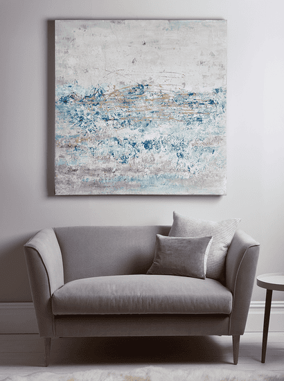 Blue Abstract Canvas