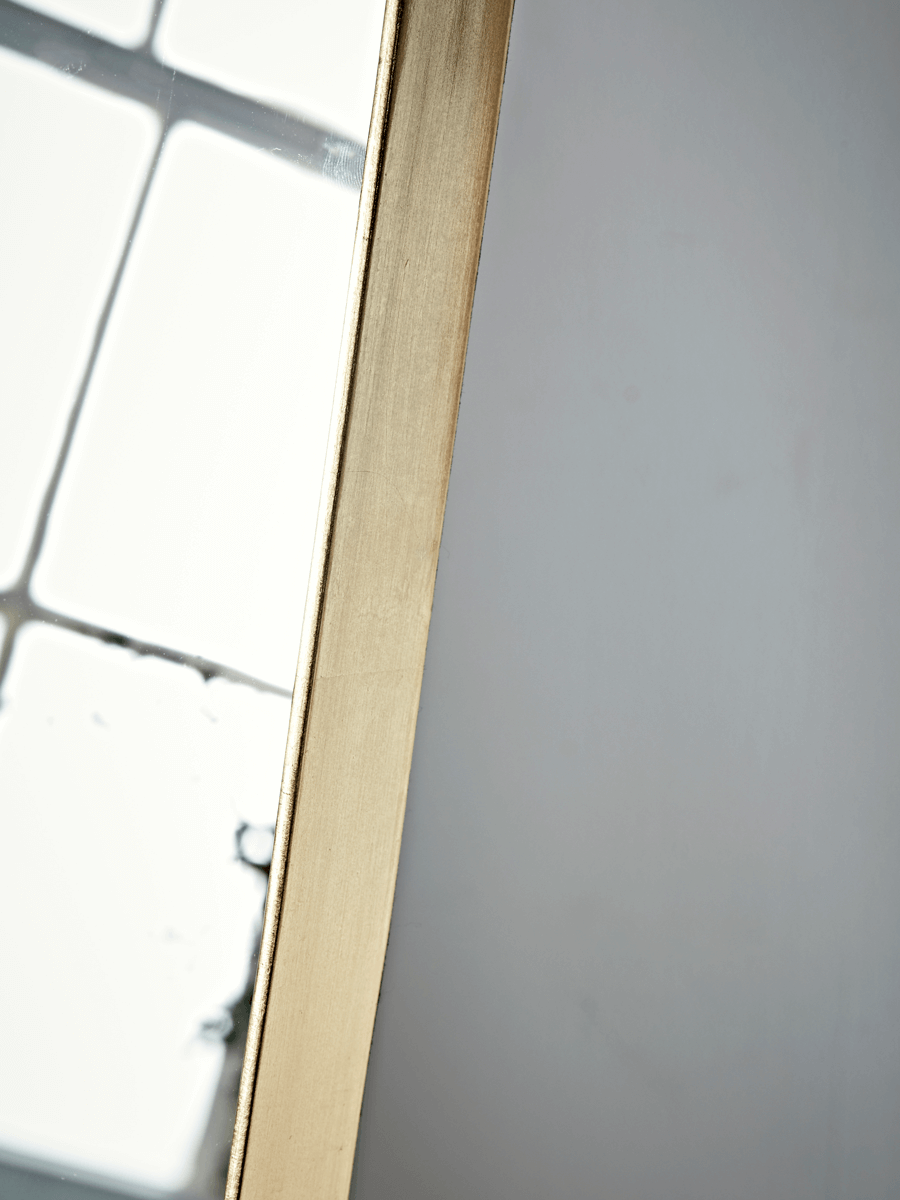 Product photograph of Aurum Brass Full Length Mirror from Cox and Cox.