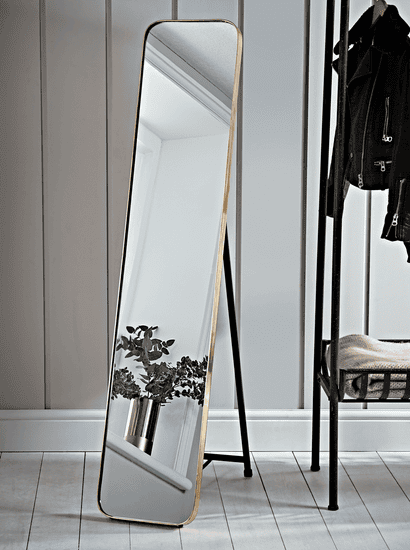 Aurum Brass Full Length Mirror