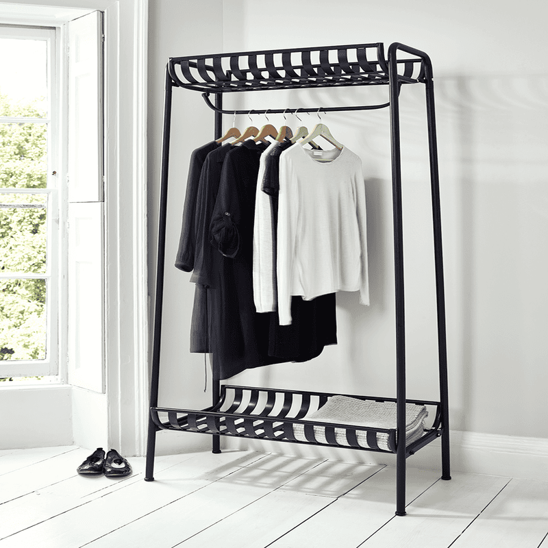 Industrial metal clothes rail sale