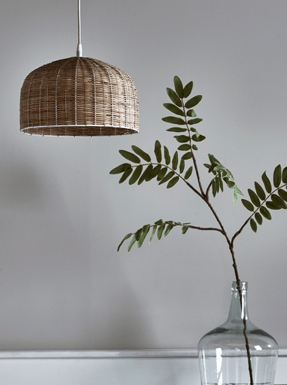 Rattan Dome Pendant