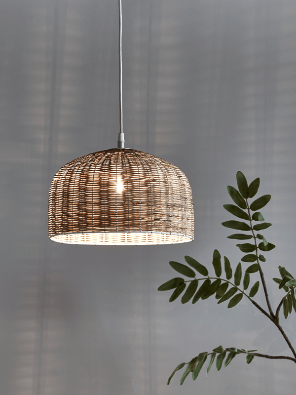 Rattan Dome Pendant
