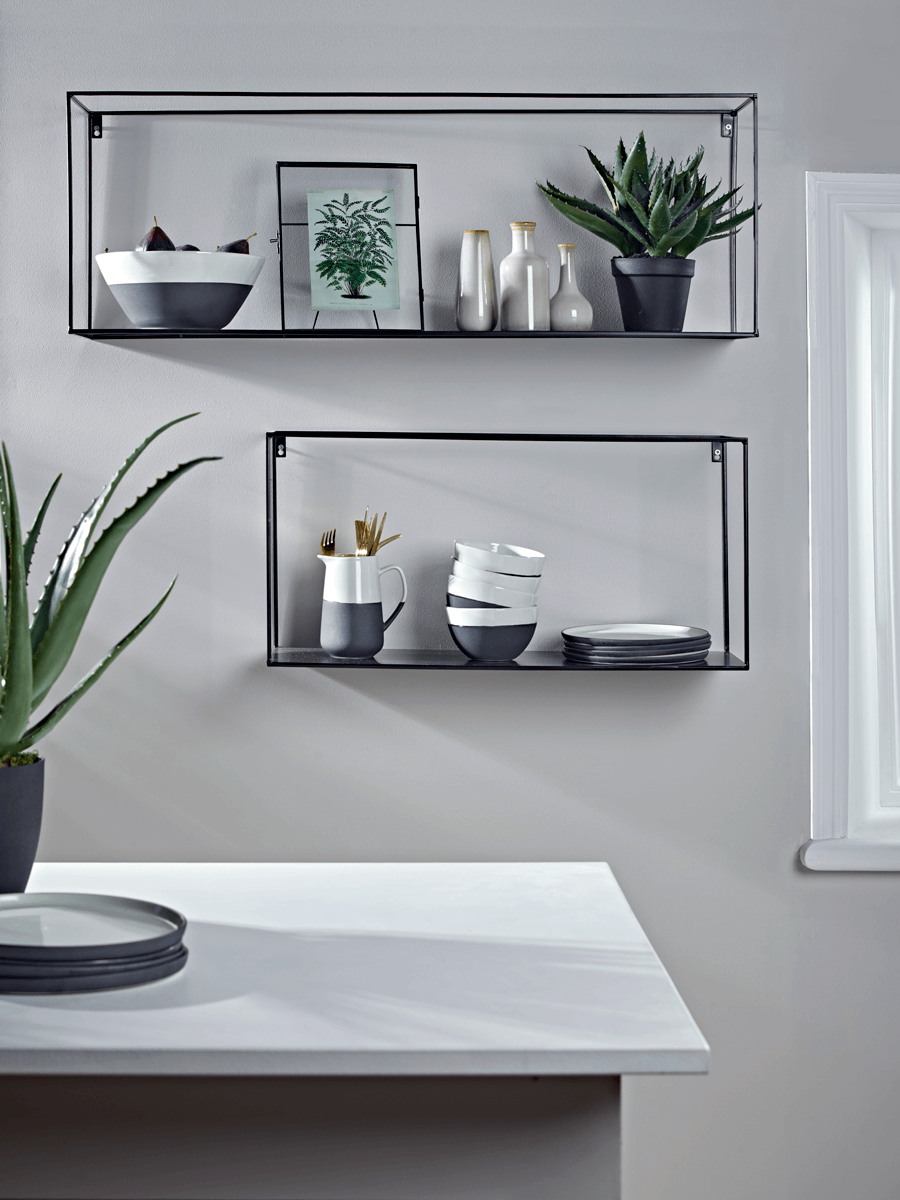 

Two Industrial Shelves