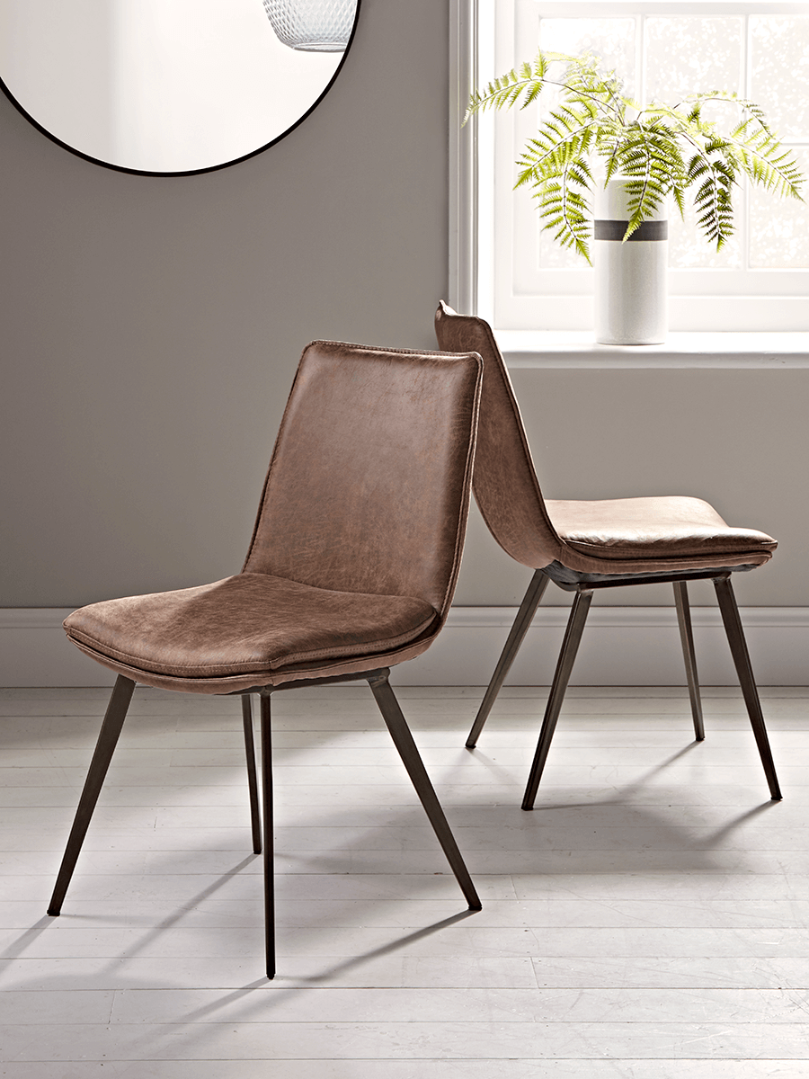 Photo of Two williamsburg dining chairs - tan