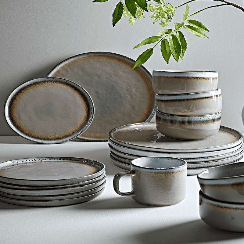 Earthenware dinner plates online