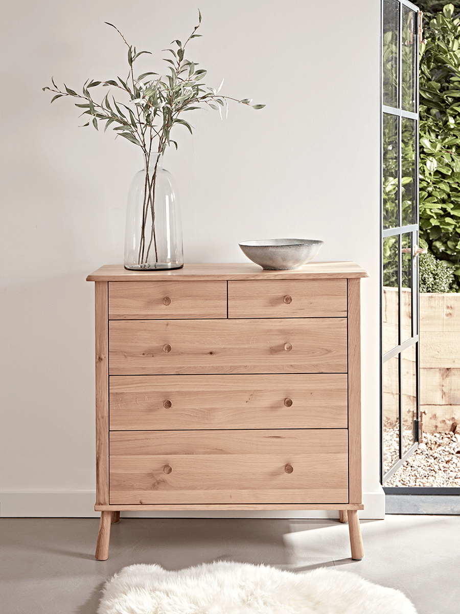 

Bergen Oak Chest Of Drawers - Natural