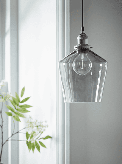 Grey glass deals pendant