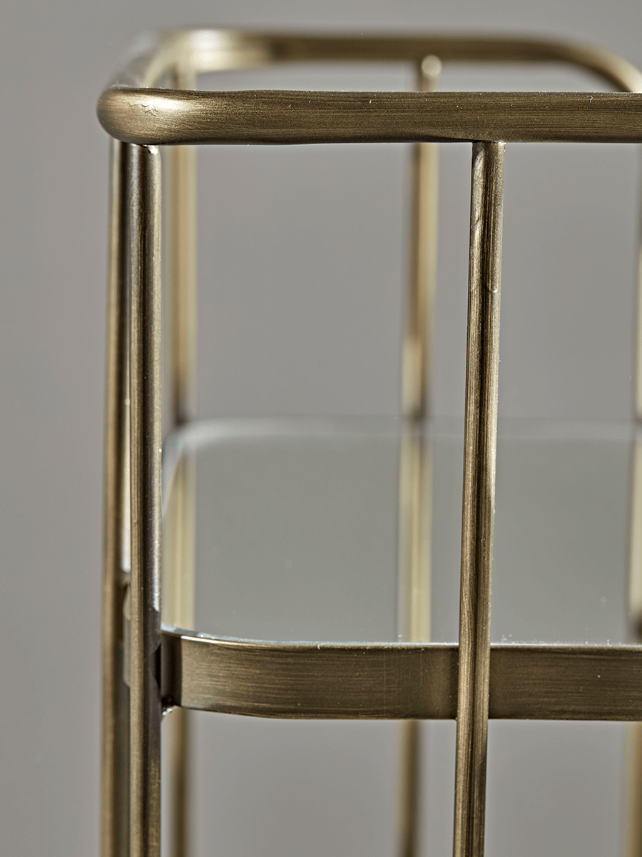 Mirrored Drinks Trolley