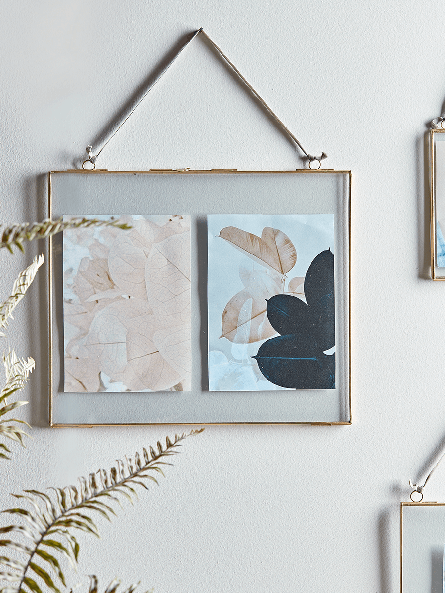 

Delicate Landscape Glass Frame - Brass