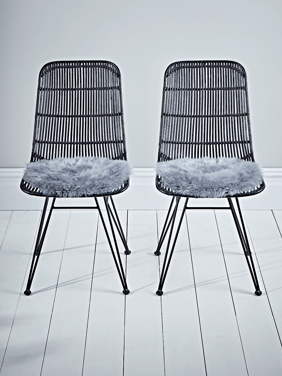 

Sumptuous Sheepskin Seat Pad - Grey