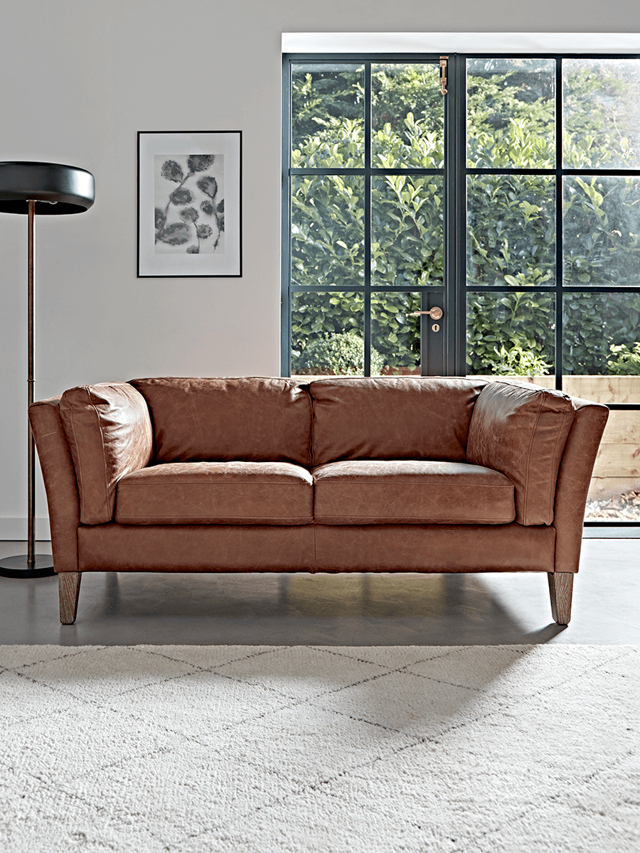 Tetbury Leather Sofa Tan, Pictures Of Leather Sofas
