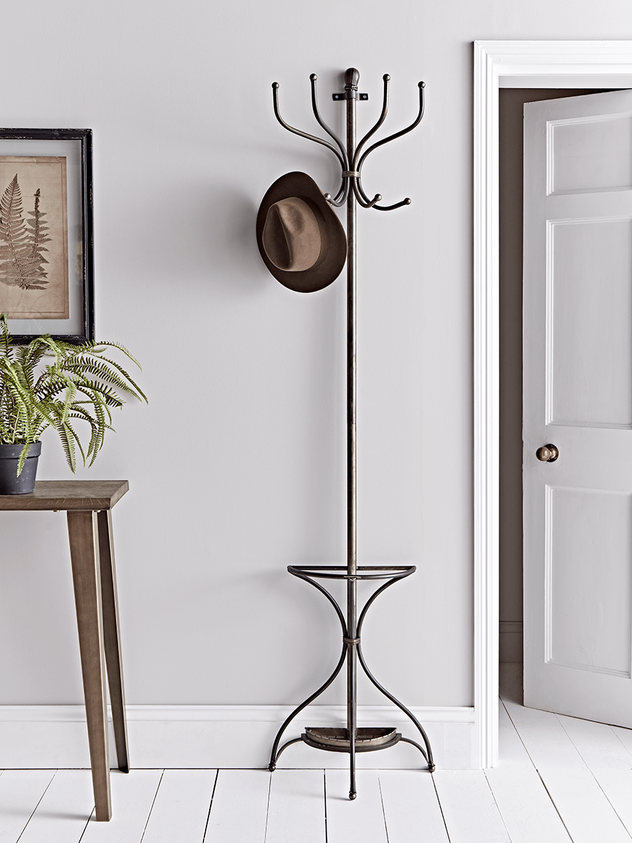 Photo of Wall mounted metal coat stand