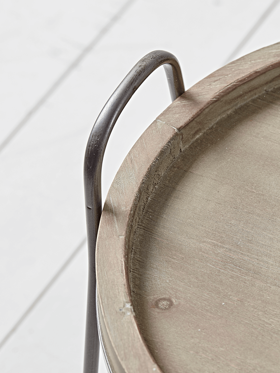 Two Hairpin Nesting Side Tables