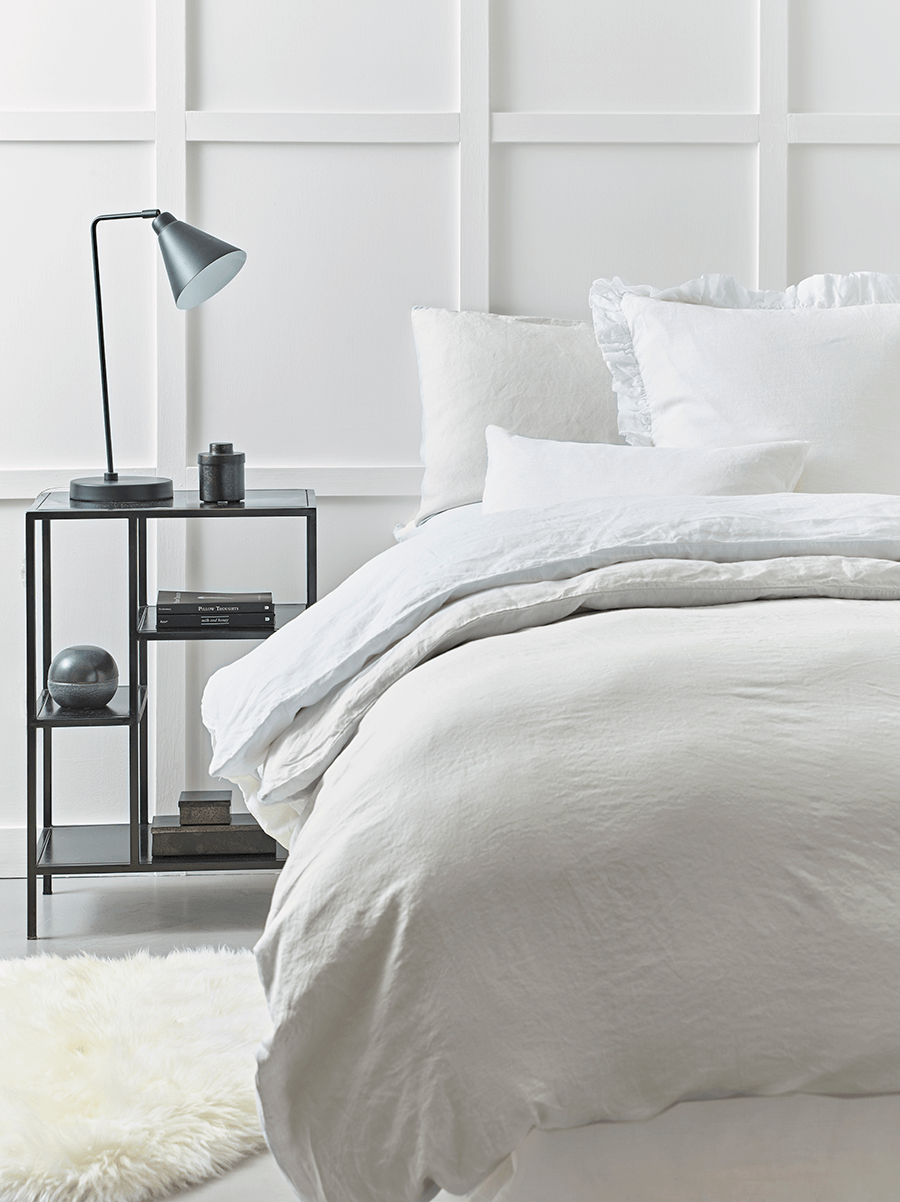 

Washed Linen Kingsize Duvet Cover - Soft Grey