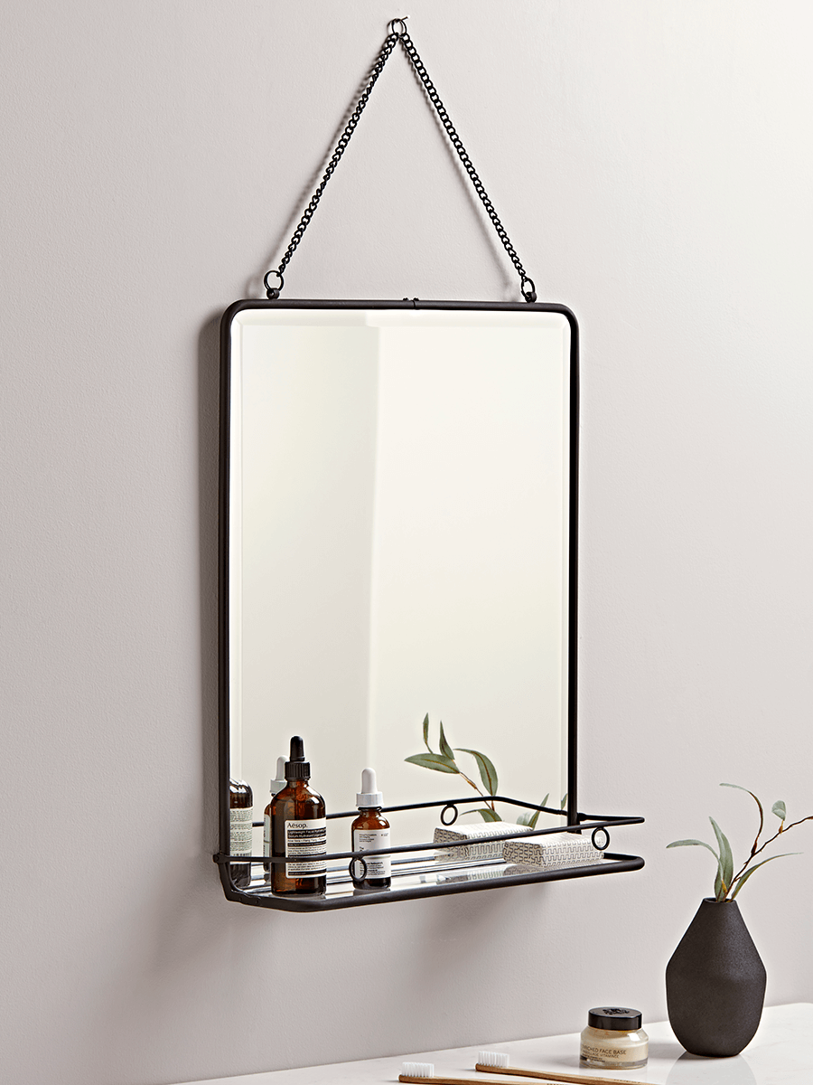 Folding Mirror - Black