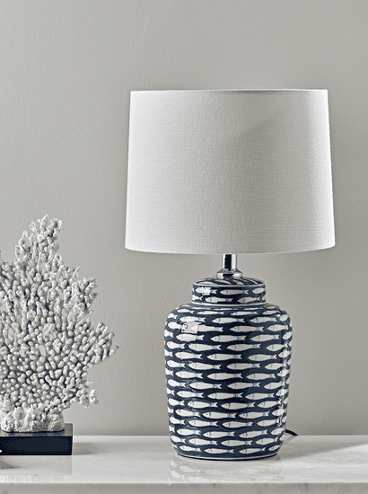 Blue Fish Table Lamp
