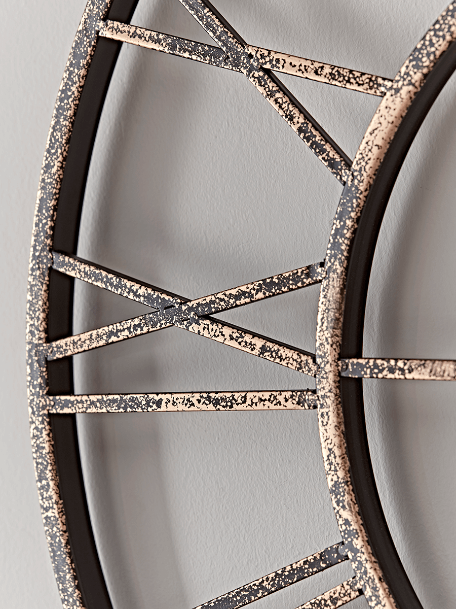 Distressed Indoor Outdoor Clock - Large