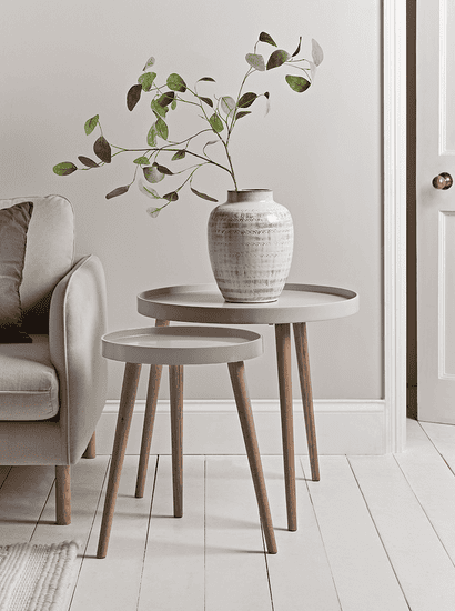 Mila Side Tables - Grey