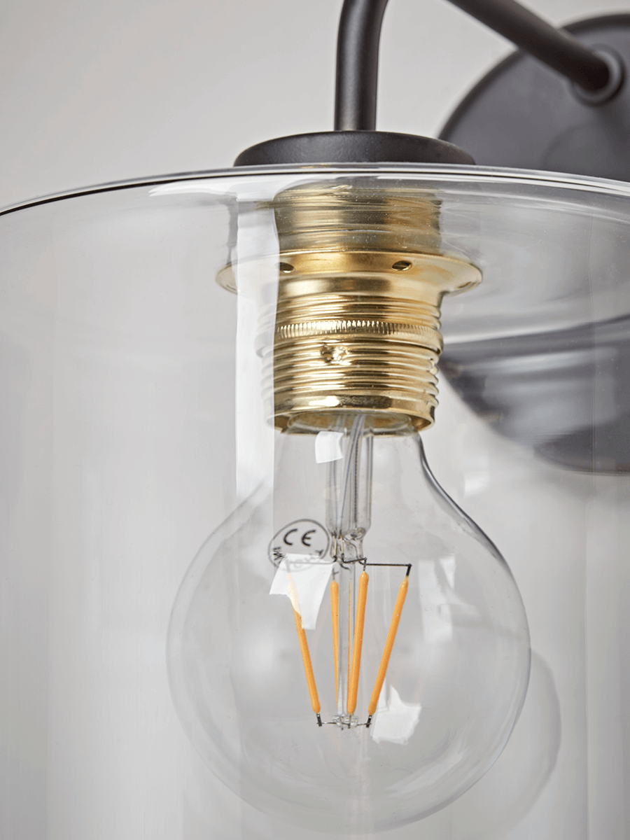 Glass Pendant Wall Light