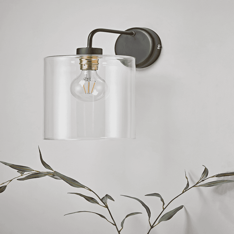 Glass Pendant Wall Light