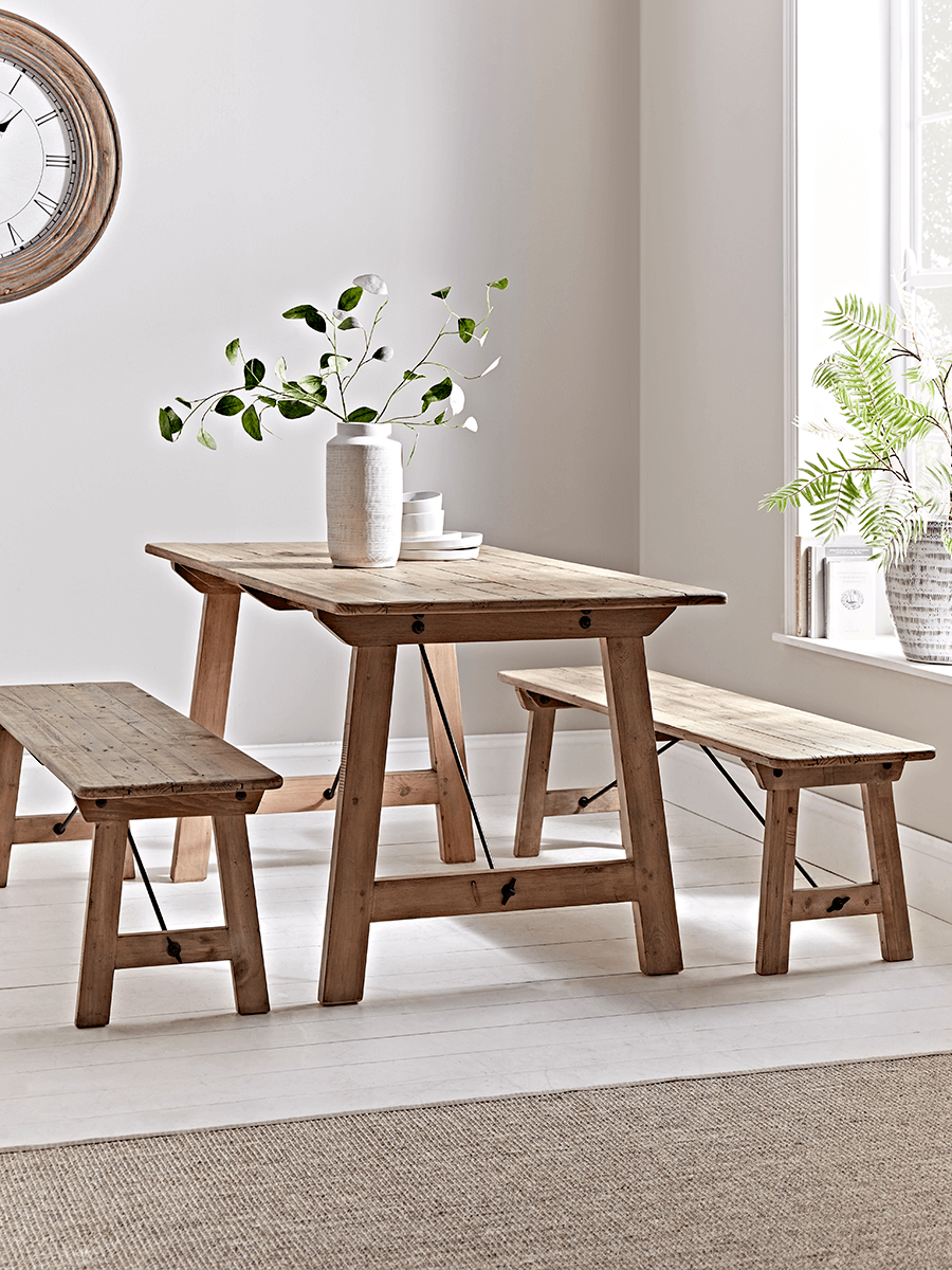 Product photograph of Provence Dining Table - Medium from Cox and Cox