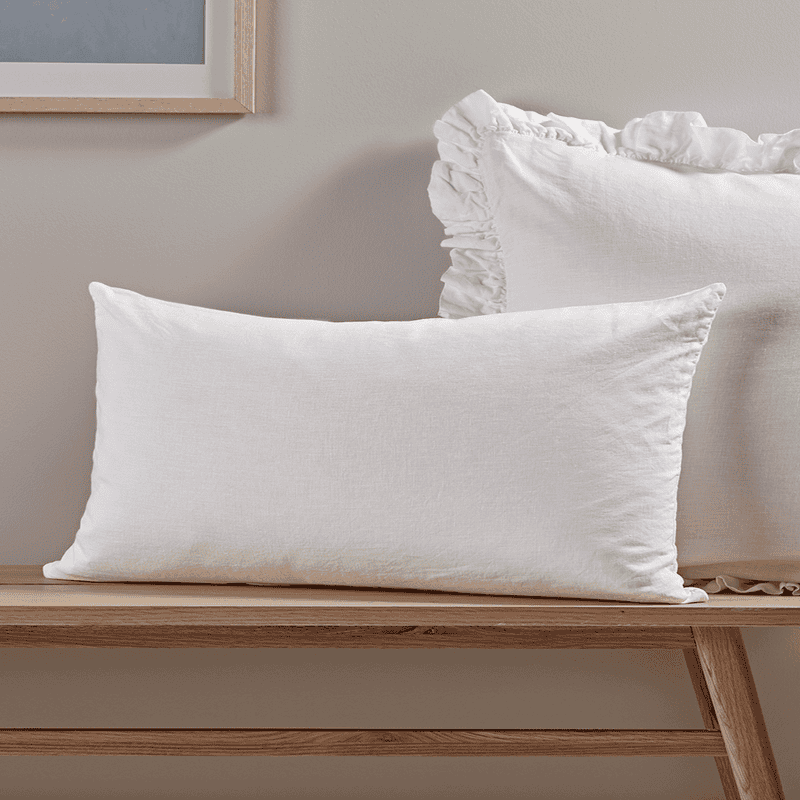 White rectangle cushion cheap