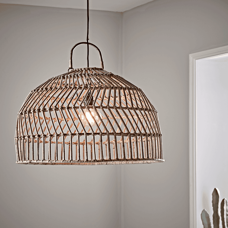Cox and cox rattan lampshade top