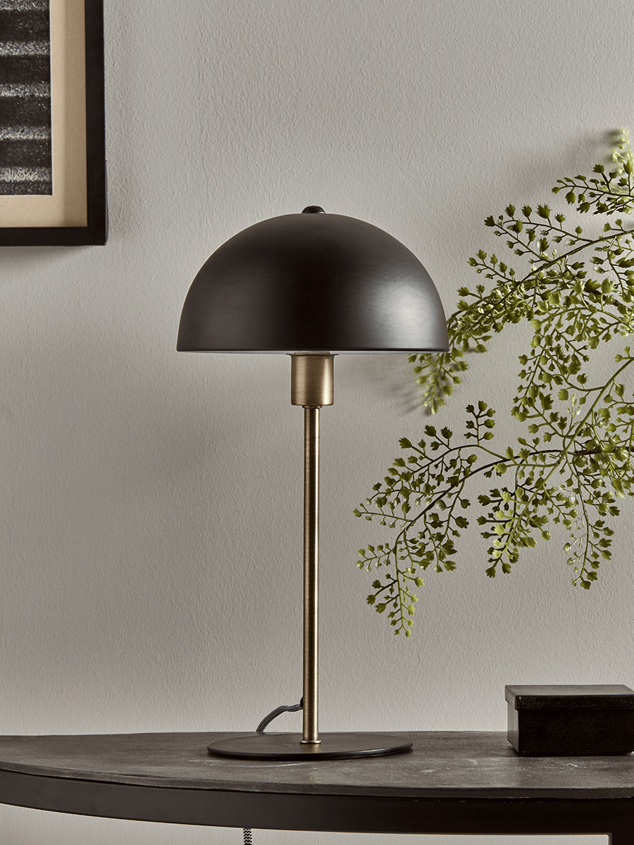 

Black & Brass Rounded Desk Lamp